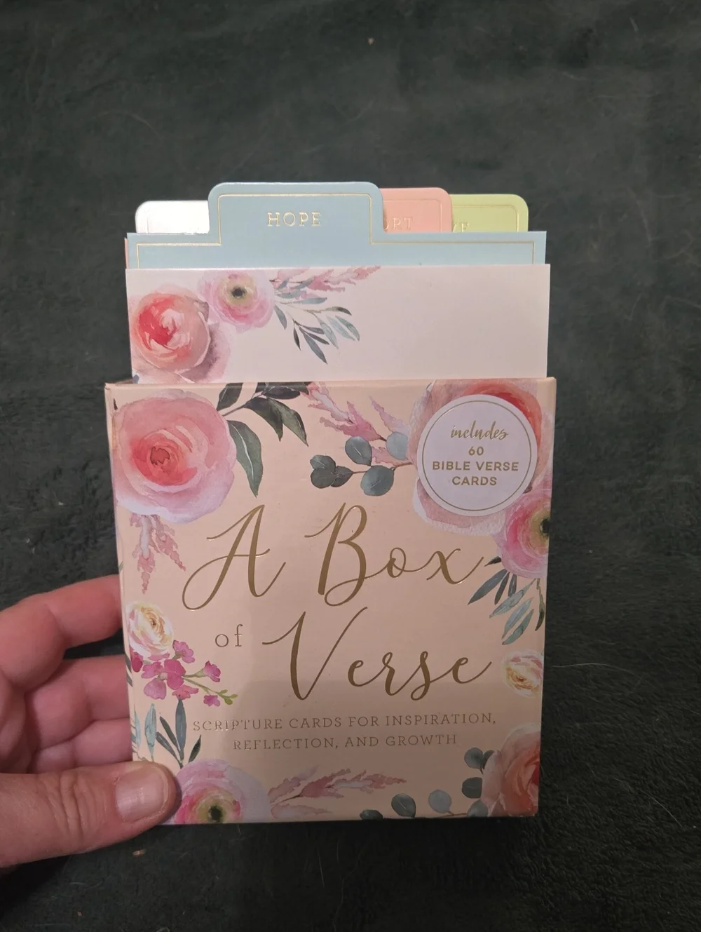 A Box of Verse Scripture Cards - Pink Floral